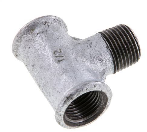 Tee Fitting R1/2'' Male x Rp1/2'' Female 25bar (351.25psi) [2 Pieces]