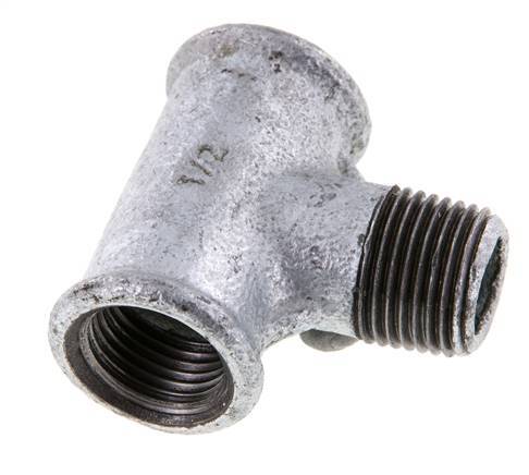 Tee Fitting R1/2'' Male x Rp1/2'' Female 25bar (351.25psi) [2 Pieces]