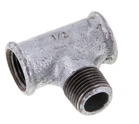 Tee Fitting R1/2'' Male x Rp1/2'' Female 25bar (351.25psi) [2 Pieces]