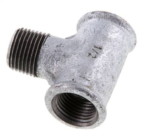 Tee Fitting R1/2'' Male x Rp1/2'' Female 25bar (351.25psi) [2 Pieces]