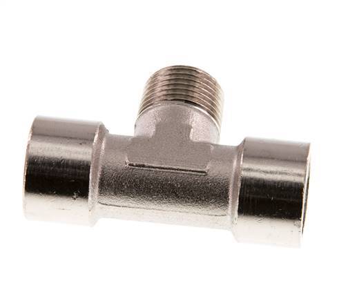 Tee Fitting G1/2'' Female x R1/2'' Male Nickel-plated Brass 16bar (224.8psi)