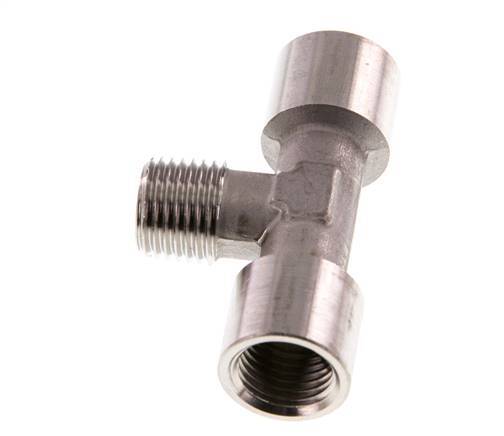 Tee Fitting G1/4'' Female x R1/4'' Male Stainless steel 150bar (2107.5psi)