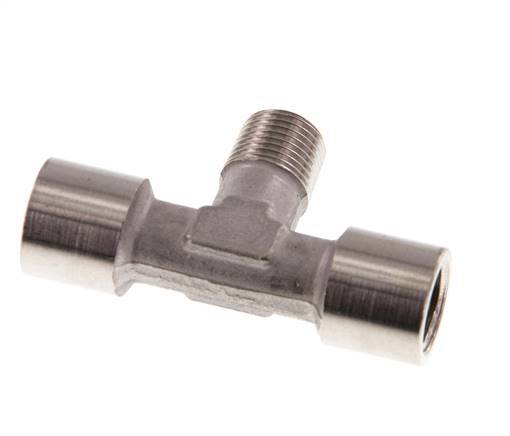 Tee Fitting G1/8'' Female x R1/8'' Male Stainless steel 150bar (2107.5psi)