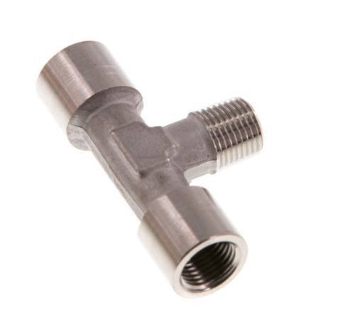 Tee Fitting G1/8'' Female x R1/8'' Male Stainless steel 150bar (2107.5psi)