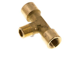 Tee Fitting G1/8'' Female x R1/8'' Male Brass 16bar (224.8psi) [2 Pieces]