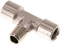 Tee Fitting G1/4'' Female x R1/4'' Male Nickel-plated Brass 16bar (224.8psi) [2 Pieces]