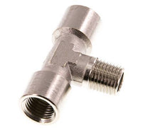 Tee Fitting G1/4'' Female x R1/4'' Male Nickel-plated Brass 16bar (224.8psi) [2 Pieces]