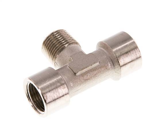 Tee Fitting G3/8'' Female x R3/8'' Male Nickel-plated Brass 16bar (224.8psi)