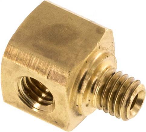 Tee Fitting M5 Male x Female Brass 16bar (224.8psi) [2 Pieces]
