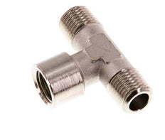 Tee Fitting R1/4'' Male x G1/4'' Female Nickel-plated Brass 16bar (224.8psi) [2 Pieces]
