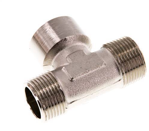 Tee Fitting R3/4'' Male x G3/4'' Female Nickel-plated Brass 16bar (224.8psi)
