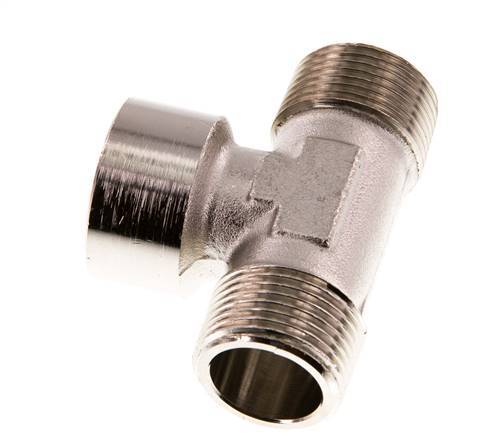 Tee Fitting R3/4'' Male x G3/4'' Female Nickel-plated Brass 16bar (224.8psi)