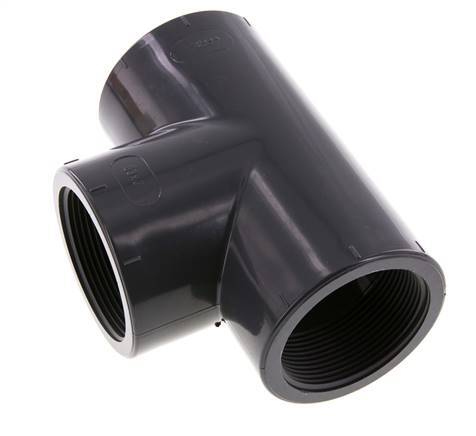 Tee Fitting Rp2'' Pvc-u EN 1452-3 16bar (224.8psi)