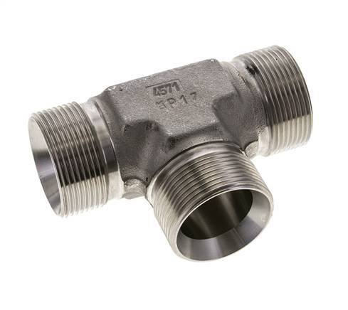 Tee Fitting G1 1/2'' Male Stainless Steel 190bar (2669.5psi)