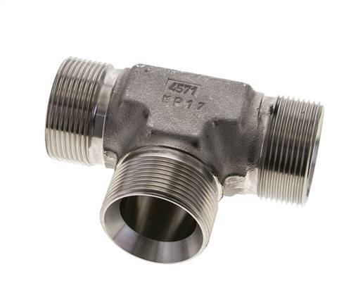 Tee Fitting G1 1/2'' Male Stainless Steel 190bar (2669.5psi)