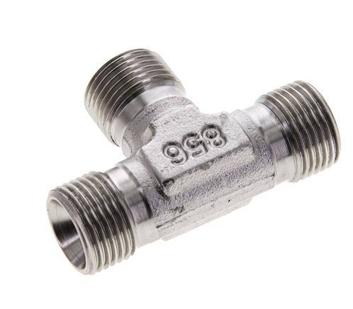 Tee Fitting G3/8'' Male Stainless Steel 325bar (4566.25psi)