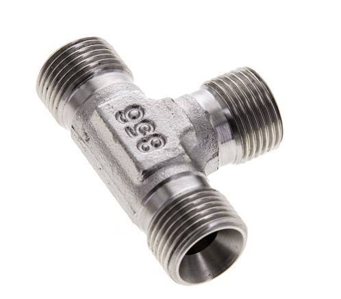 Tee Fitting G3/8'' Male Stainless Steel 325bar (4566.25psi)