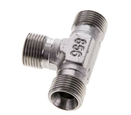 Tee Fitting G3/8'' Male Stainless Steel 325bar (4566.25psi)