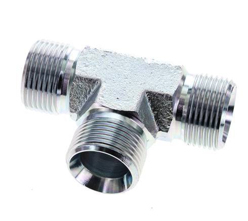 Tee Fitting G1'' Male Steel 225bar (3161.25psi)