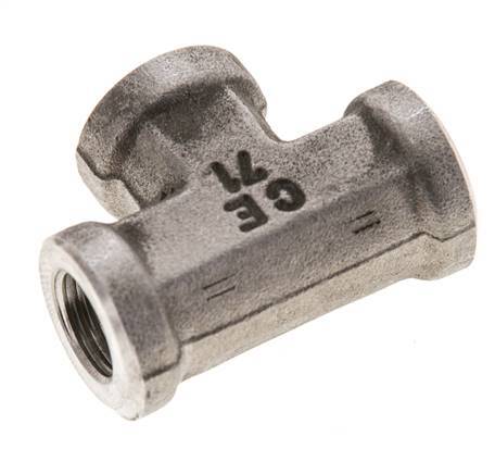 Tee Fitting 1/8'' NPT Female Stainless steel High Pressure 345bar (4847.25psi)