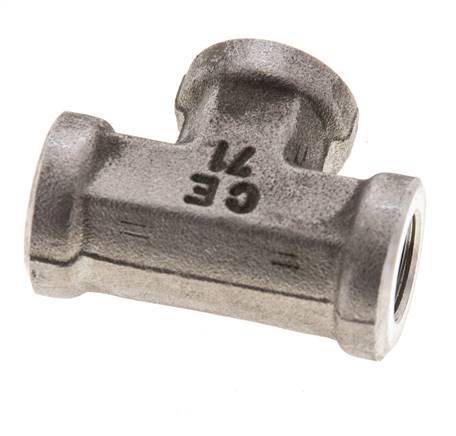 Tee Fitting 1/8'' NPT Female Stainless steel High Pressure 345bar (4847.25psi)