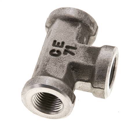 Tee Fitting 1/8'' NPT Female Stainless steel High Pressure 345bar (4847.25psi)