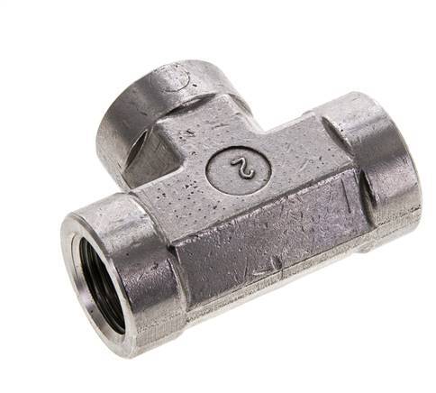 Tee Fitting 1/2'' NPT Female Stainless steel High Pressure 210bar (2950.5psi)