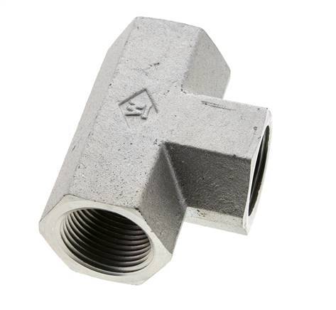 Tee Fitting 1'' NPT Female Steel High Pressure 140bar (1967.0psi)
