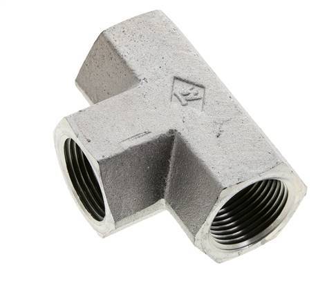 Tee Fitting 1'' NPT Female Steel High Pressure 140bar (1967.0psi)