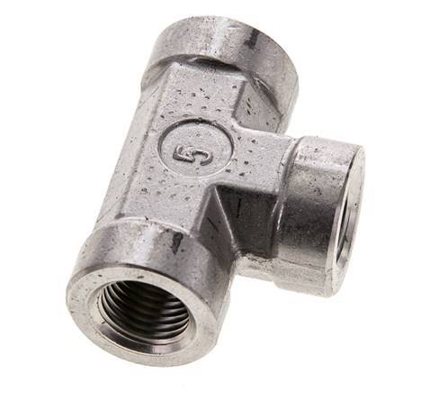 Tee Fitting 1/4'' NPT Female Stainless steel High Pressure 275bar (3863.75psi)