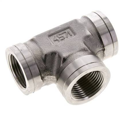 Tee Fitting 1'' NPT Female Stainless steel High Pressure 140bar (1967.0psi)