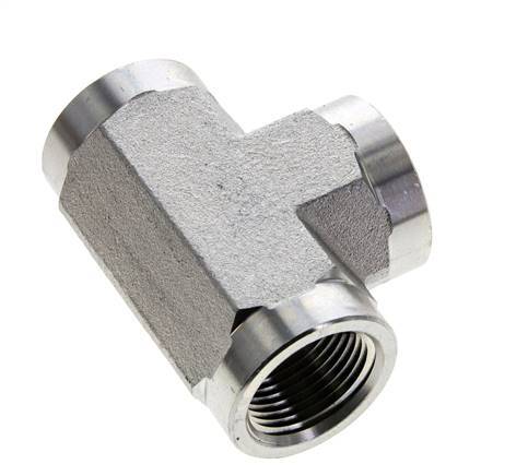 Tee Fitting 3/4'' NPT Female Steel High Pressure 170bar (2388.5psi)