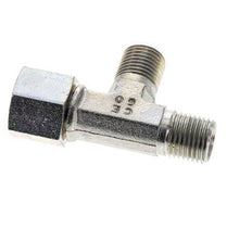 Tee Fitting G1/4'' Male x Female Steel Hydraulic 350bar (4917.5psi)