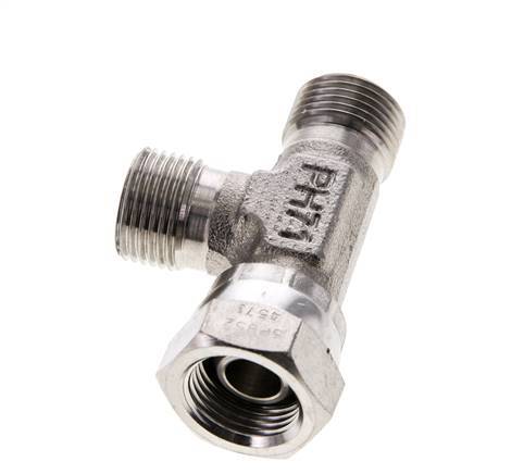 Tee Fitting G3/8'' Male x Female Stainless steel Hydraulic 325bar (4566.25psi)
