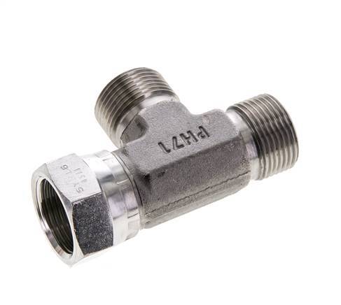 Tee Fitting G3/4'' Male x Female Stainless steel Hydraulic 325bar (4566.25psi)