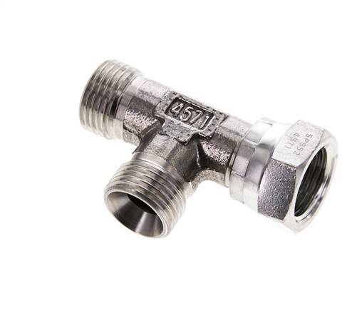 Tee Fitting G1/2'' Male x Female Stainless steel Hydraulic 350bar (4917.5psi)
