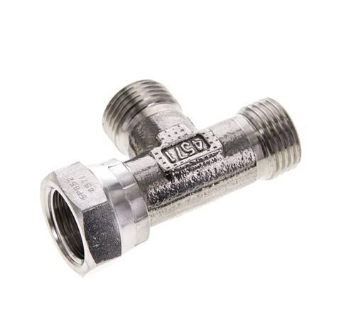 Tee Fitting G1/2'' Male x Female Stainless steel Hydraulic 350bar (4917.5psi)