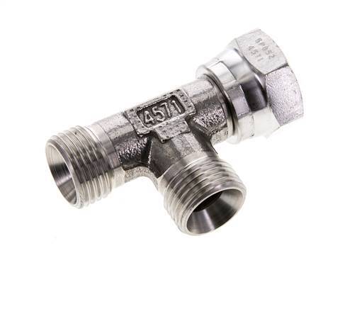 Tee Fitting G1/2'' Male x Female Stainless steel Hydraulic 350bar (4917.5psi)