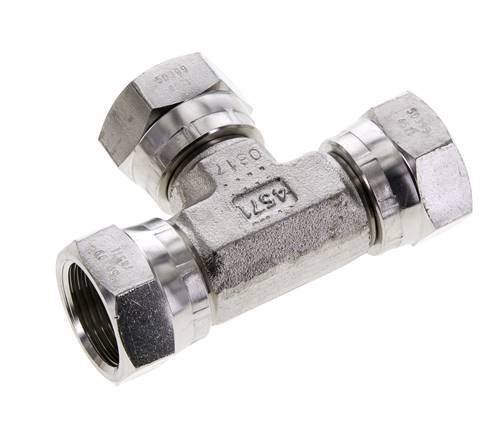 Tee Fitting G3/4'' Female Stainless steel Hydraulic 175bar (2458.75psi)