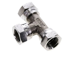 Tee Fitting G1/2'' Female Stainless steel Hydraulic 300bar (4215.0psi)