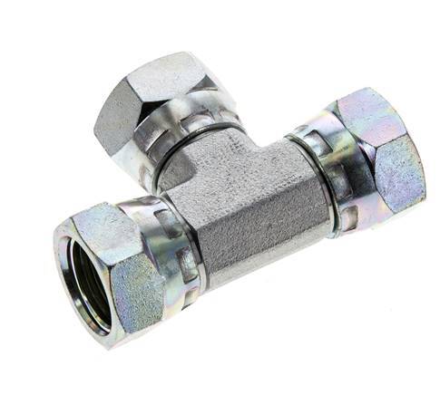 Tee Fitting G1/2'' Female Steel Hydraulic 300bar (4215.0psi)