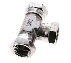 Tee Fitting G1'' Female Stainless steel Hydraulic 150bar (2107.5psi)