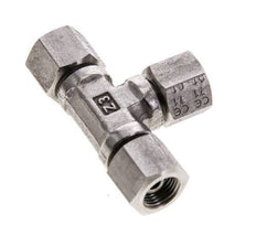 Tee Fitting G1/8'' Female Stainless steel Hydraulic 400bar (5620.0psi)
