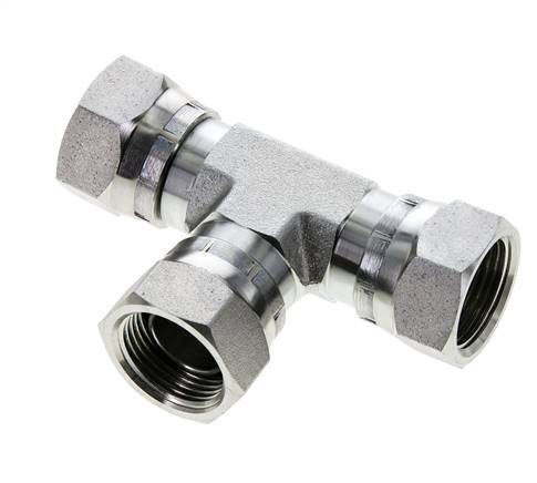 Tee Fitting G3/4'' Female Steel Hydraulic 175bar (2458.75psi)