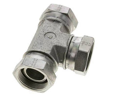 Tee Fitting G1 1/2'' Female Steel Hydraulic 125bar (1756.25psi)