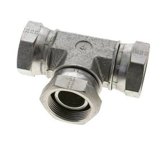 Tee Fitting G1 1/2'' Female Steel Hydraulic 125bar (1756.25psi)