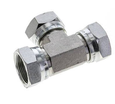 Tee Fitting G1 1/4'' Female Steel Hydraulic 150bar (2107.5psi)