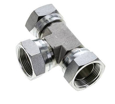 Tee Fitting G1 1/4'' Female Steel Hydraulic 150bar (2107.5psi)