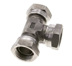 Tee Fitting G1 1/4'' Female Stainless steel Hydraulic 150bar (2107.5psi)