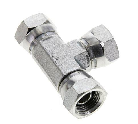 Tee Fitting G3/8'' Female Steel Hydraulic 400bar (5620.0psi)